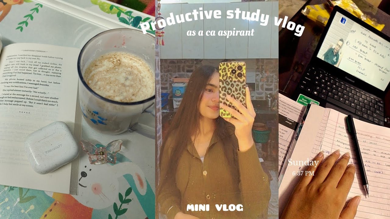 A Productive Day in my life | Study vlog | CA Aspirant📚 - YouTube