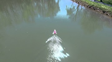 DJI Phantom 4 - Active Track Test with RC Boat