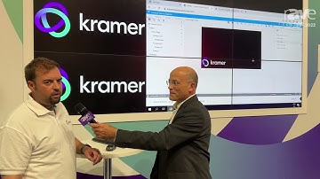 ISE 2022: Kramer Demos the Easy, Drag-and-Drop Programming for Its Cloud-Based Control System