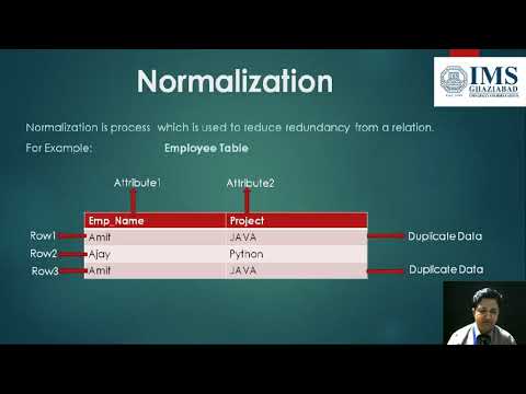 DBMS basic normalization - YouTube