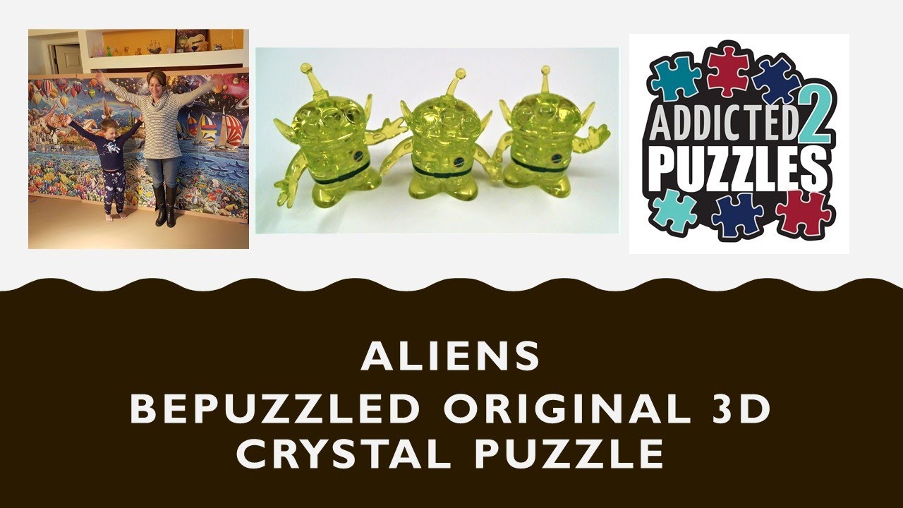 Aliens 3D Original Crystal Puzzle Tutorial YouTube