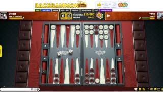 Backgammon Live - Playing Vegas table - 5 000$ BET