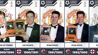 PFA YOUNG PLAYER OF THE YEAR SINCE 1974 - 2022