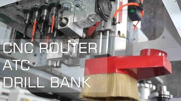 Woodworking ATC CNC Router & Drill bank for Woodworking Cabinet Closet