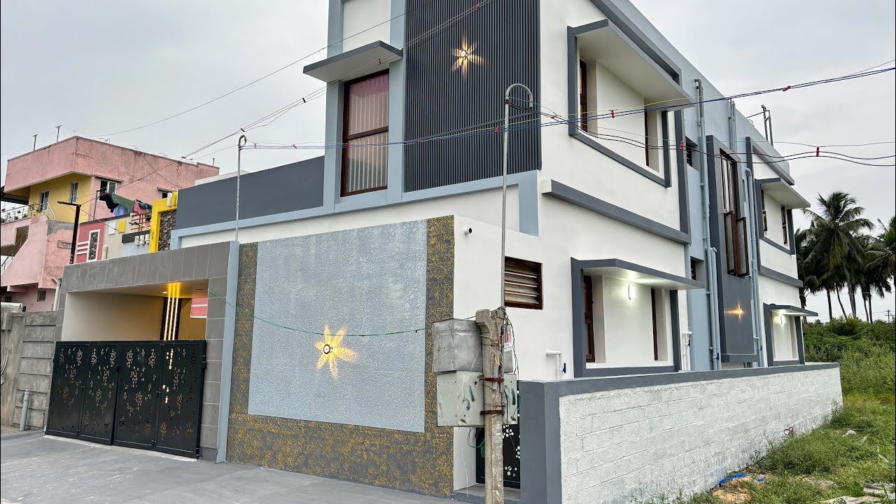 4.25 சென்டில், வடக்கு பார்த்த 4BHK தனி வீடு 📞99436 71311 | With 4 Master Bedrooms #pollachi