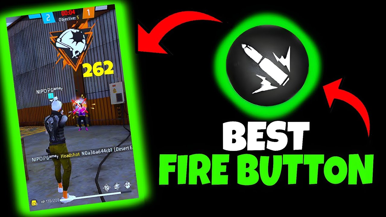 Best FIRE BUTTON Size & Position In free fire 😱 - YouTube