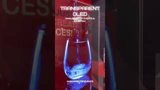 Transparent OLED for Events & Exhibition #Magictap
