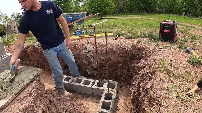 How To Put Up A String Line To Lay A Block Wall 