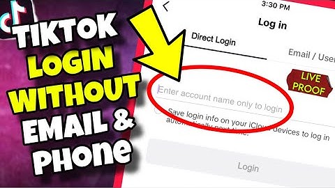(LIVE PROOF) How To Login To TikTok WITHOUT Email and Phone Number in 2024