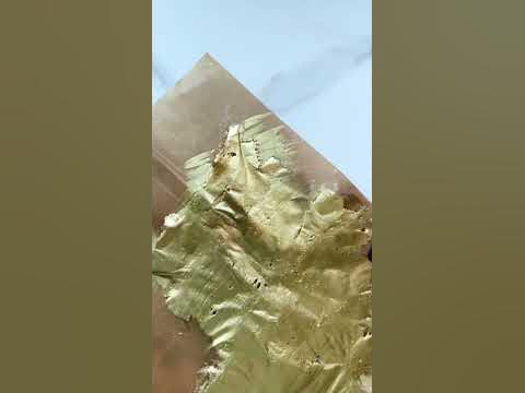 Золотая пищевая фольга своими руками! - YouTube