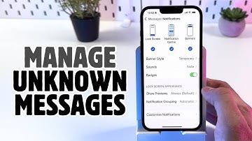 iPhone 16e Tutorial - Manage Message Notifications from Unknown Senders