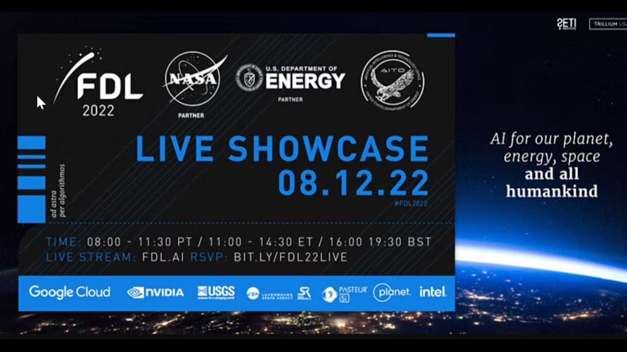 Frontier Development Labs (FDL) - Final Showcase 2022