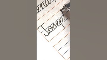 Joseph   || #viralshort #cursive #cursive-handwriting #viralshorts #shorts