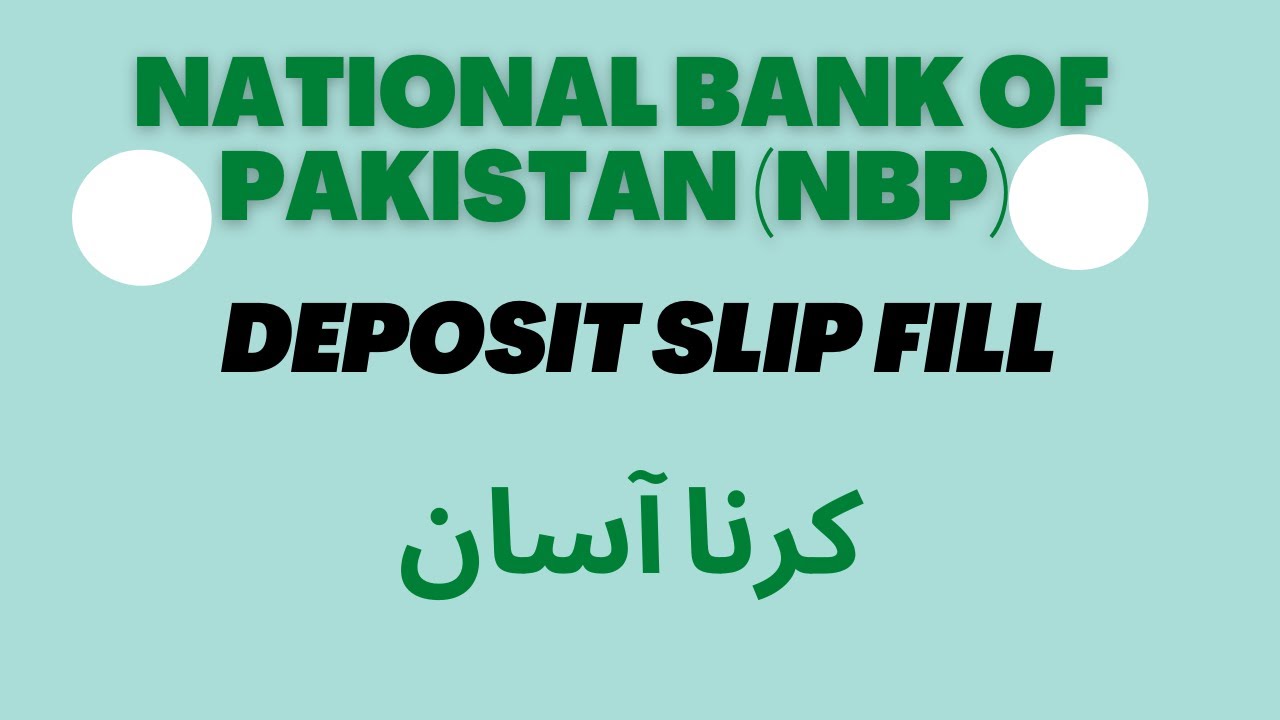 Featured image of post Nbp Cash Deposit Slip Deposit slips identify you and provide instructions to your financial institution