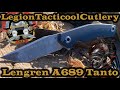 Lengren a689 tanto folder  14c28n steel  edc bushcraft  hiking huntingknife foldingknife