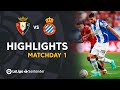 Resumen de CA Osasuna vs RCD Espanyol (0-0)