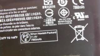 How to Replace Non Removable Laptop Battery - HP Pavilion