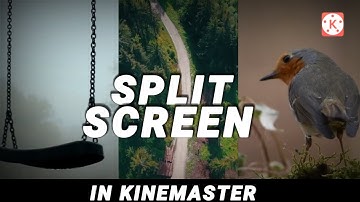 how to make split screen video on Kinemaster 🔥👌 | split screen with kinmaster || inspires  deny king