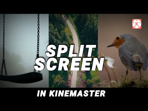 how to make split screen video on Kinemaster 🔥👌 | split screen with kinmaster || inspires  deny king