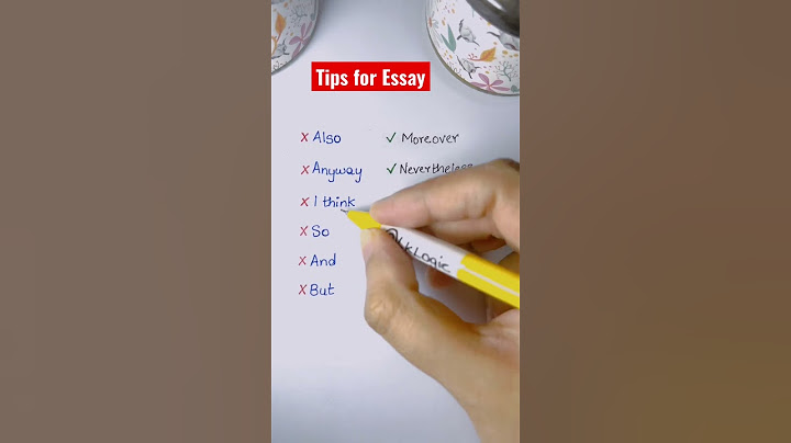 Tips for Essay