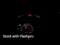 Civic si 2009 stock vs stock with hondata flashpro tune