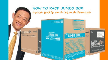 How to properly Pack a Balikbayan Box. Simple trick for a secure and damage free jumbo box shipping.