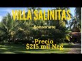 NO DISPONIBLE!!!!!! Rancho de playa Villas Salinitas Sonsonate