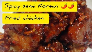 spicy semi Korean fried chicken ?