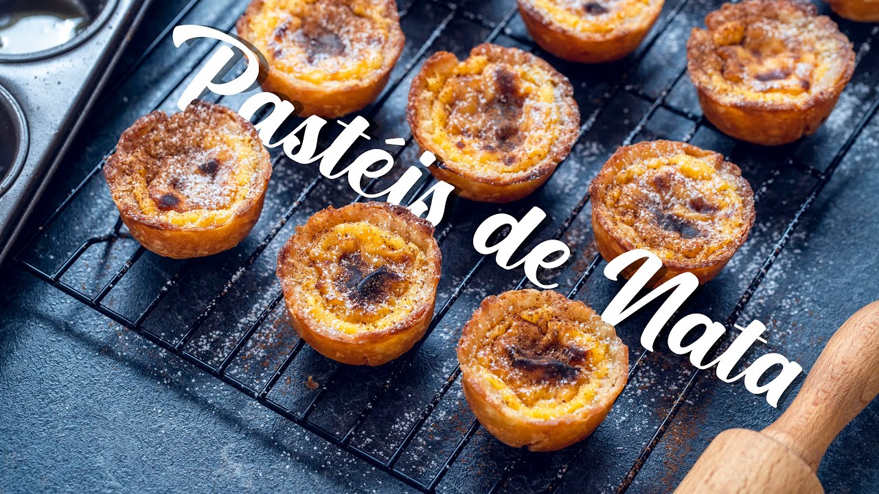 Pastéis de Nata - Portuguese Custard Tarts | Home Cooking Adventure