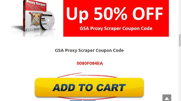 GSA Proxy Scraper Coupon Code