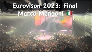 Eurovision 2023 Final (LIVE) : Italy 🇮🇹- Marco Mengoni - Due Vite