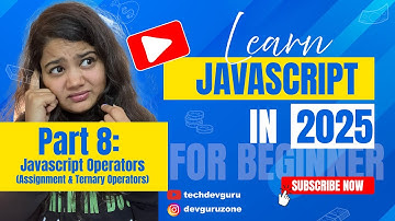 JavaScript Full Course ❤️ | Javascript Assignment & Ternary Operator  | Lecture 8