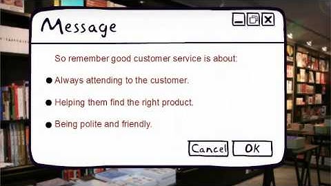 Customer Service. Adaptive Learning using Clickable videos. Video 4