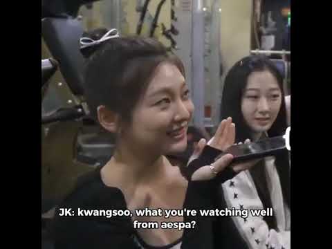 Aespa NingNing Talk To Kwang Soo On Phone
