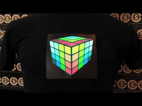 Cube Equalizer Shirt (Sound Activated) by College One Stop