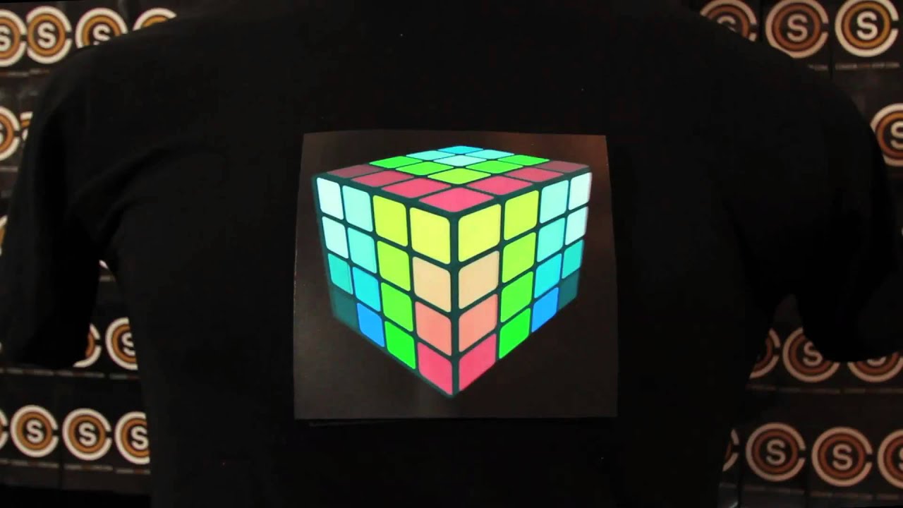 Cube Equalizer Shirt (Sound Activated) by College One Stop