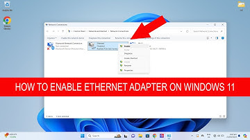 How to Enable Ethernet Adapter  in Windows 11 - ITC Tutorial
