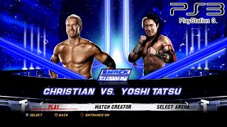 WWE '12 PS3 - Christian VS Yoshi Tatsu [2K][mClassic]