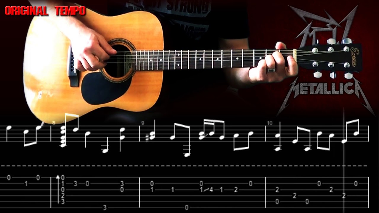 The Unforgiven | How To Play | Main Acoustic Guitar Part