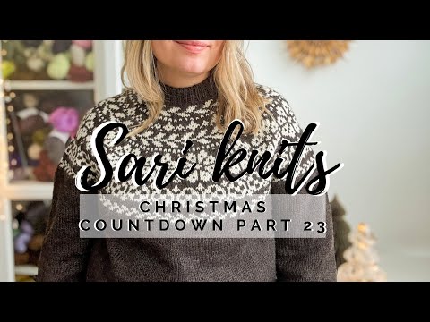 Sari knits: Christmas Countdown Part 23