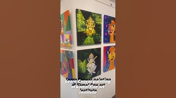 Canvas Painting Classes in Delhi NCR #canvaspainting #canvasart #learncanvaspainting #delhincr #art