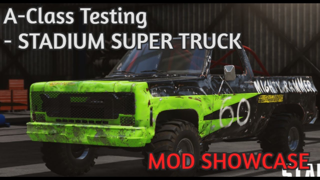 WRECKFEST MODS - STADIUM SUPER TRUCK TESTING - YouTube