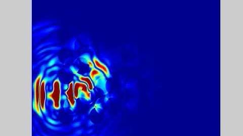 wave propagation in a 3D photonic crystal with a waveguide II