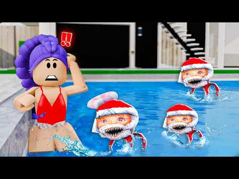 RUMI SEULE DANS LA POOL PARTY DE GOO GOO GAGA DANS ROBLOX BROOKHAVEN RP