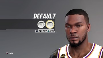 How to make kevin durant face in 2k20