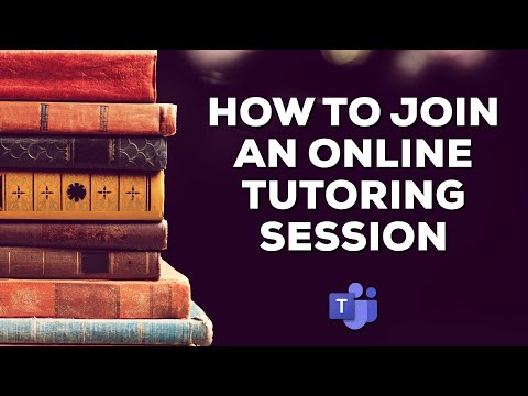 How to Join an Online Tutoring Session Via Teams Calendar