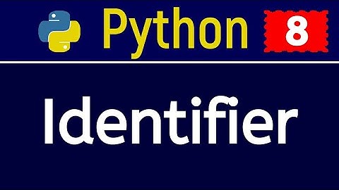 Identifier in Python Hindi | shivam