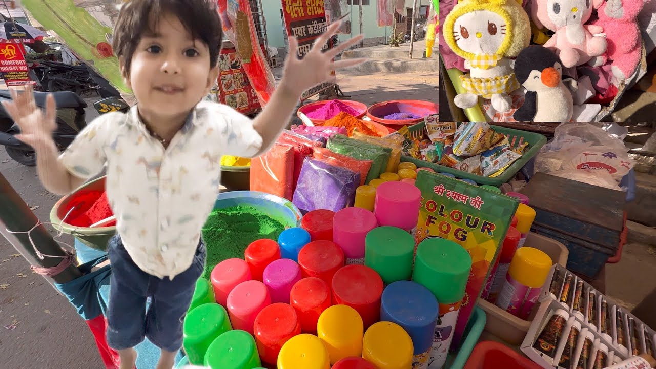 होली की शॉपिंग गाइज़ #फ़ैमिली #new vlog 