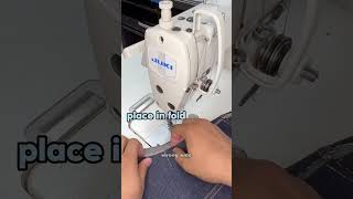 How to #sew a flat felled seam on a curve | Sewing Tips