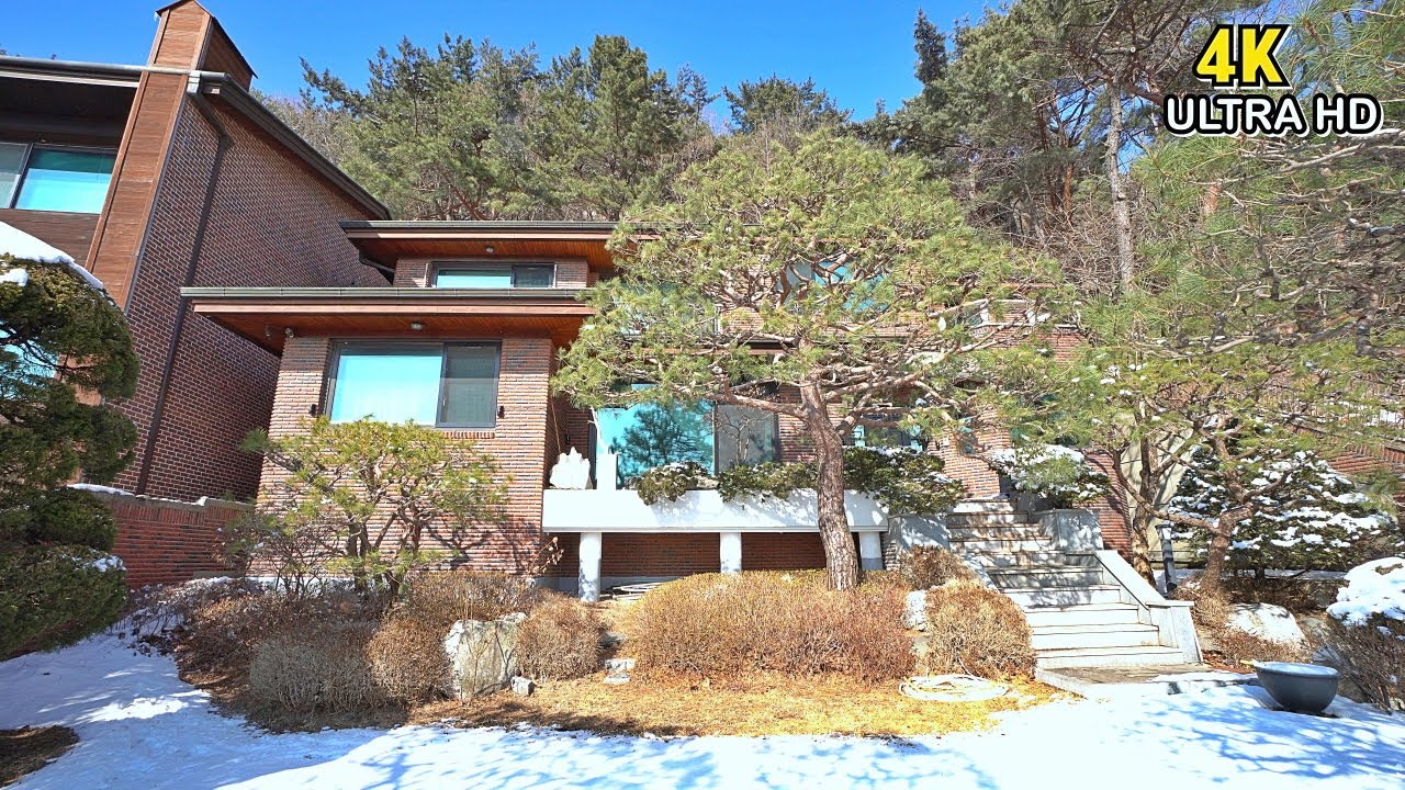 북한산 품은 평창동 고급 단독주택ㅣ자연과 함께 사는 집.! Korea's Luxury Housing
